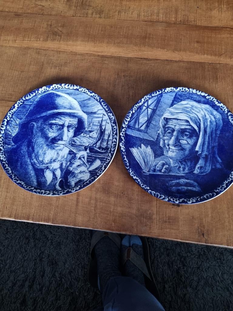 Delftsblauwe wandborden, Ophalen of Verzenden