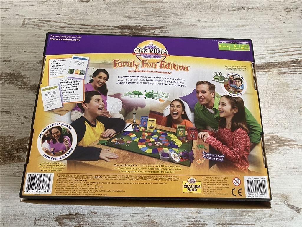 cranium famly fun edition cranium [s847], Hobby en Vrije tijd, Gezelschapsspellen | Bordspellen, Verzenden, Zo goed als nieuw