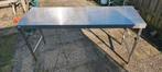 RVS opklapbare werktafel Vogue 180x60x90, Ophalen, Gebruikt, Rechthoekig, 50 tot 100 cm