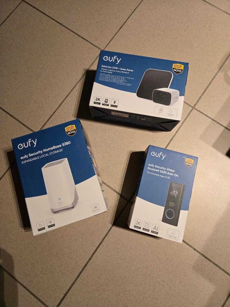 Eufy set, Ophalen of Verzenden, Nieuw, Buitencamera