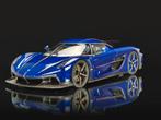 Koenigsegg Jesko Absolute 7389 Blue Carbon 1:18 FrontiArt Pr, Ophalen of Verzenden, Nieuw, Auto, Overige merken