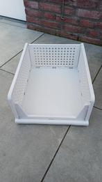 Opslagbox Keuken Garderobe Kantoor Badkamer Wit 4 stuks, Nieuw, Minder dan 50 cm, Ophalen of Verzenden, Minder dan 50 cm