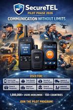 #SecureTEL Global Communicatie / Onbeperkt Bereik / Porto, Telecommunicatie, Ophalen of Verzenden