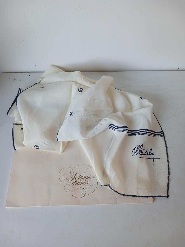 Alain Delon Le Temps D`Aimir sjaal 100% zijde, Verzenden, Nieuw, Toebehoren