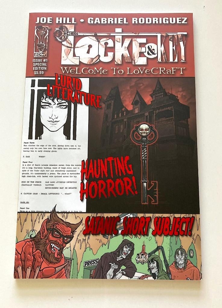 Locke and Key - Welcome To Lovecraft #1 Special Edition, Boeken, Amerika, Nieuw, Joe Hill, Ophalen