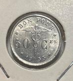 50 cent België 1933, Ophalen of Verzenden, België