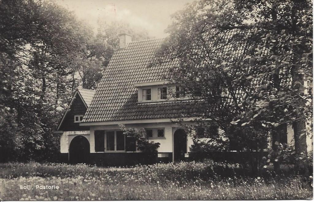 Boijl (Frl.) Boyl, Pastorie, gelopen 1960, Ophalen of Verzenden, 1940 tot 1960, Gelopen, Friesland