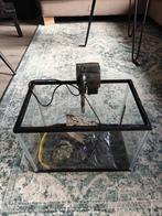 Klein compleet Aquarium 22x26x36, Dieren en Toebehoren, Ophalen, Zo goed als nieuw, Gevuld zoetwateraquarium