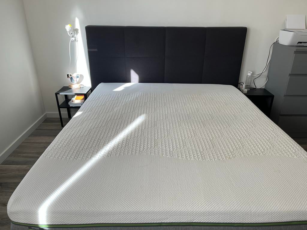 Karlsson Boxspring 160x200 met Emma helixHybrid  matras, Huis en Inrichting, Slaapkamer | Boxsprings, Ophalen, Tweepersoons, Zo goed als nieuw