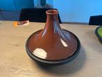 Le Creuset Tajine 31 cm kleur bruin, Ophalen of Verzenden, Zo goed als nieuw, Gietijzer, Koekenpan of Braadpan