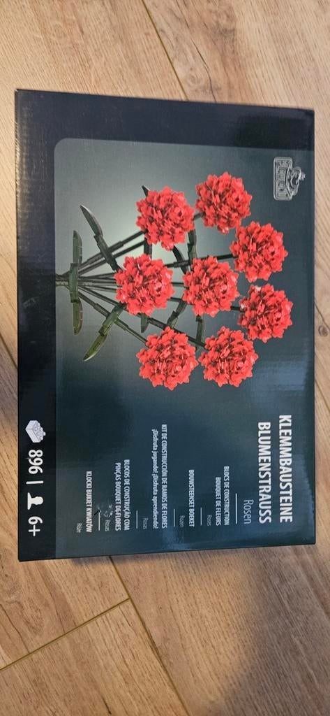 Klembouwstenen Bloemenboeket Anjers - Nieuw, Ophalen, Nieuw, Overige merken