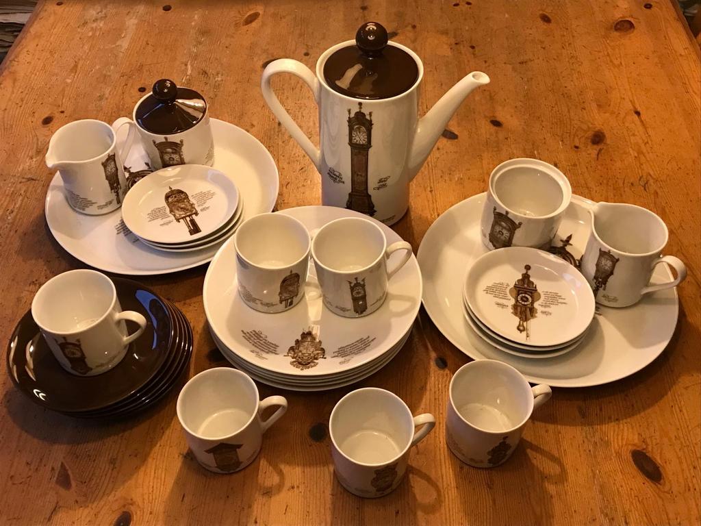 Vintage Klokkenservies - Koffie/Theeservies, Ophalen