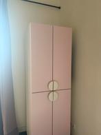 Roze kledingkast voor kinderkamer, Ophalen, Kast, 105 cm of meer, Zo goed als nieuw