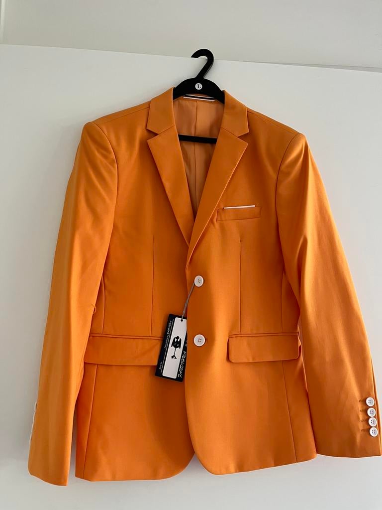 Oranje colbert NIEUW, Kleding | Heren, Ophalen of Verzenden, Nieuw, Maat 48/50 (M), Oranje