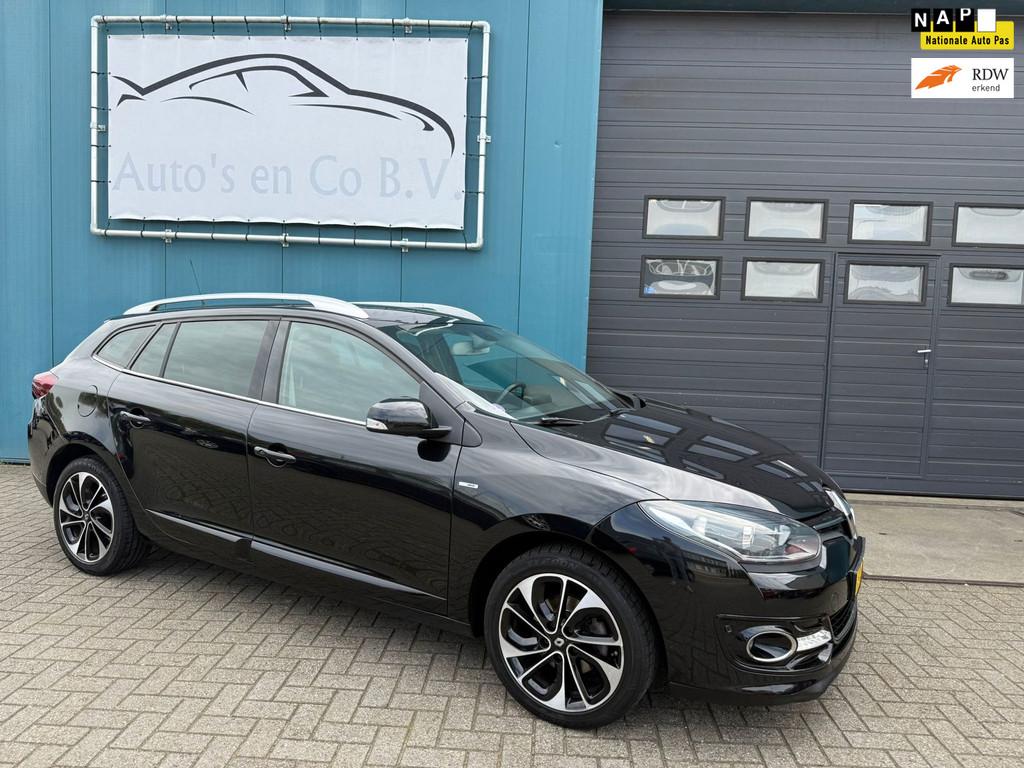Renault Mégane Estate 1.2 TCe Bose Half leder Clima Cruise, Voorwielaandrijving, Lichtsensor, Gebruikt, 4 cilinders