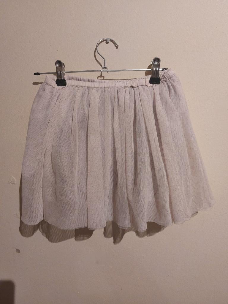 49	Tule glitter rokje Okaidi - maat 128, Kinderen en Baby's, Ophalen of Verzenden, Zo goed als nieuw, Meisje, Jurk of Rok