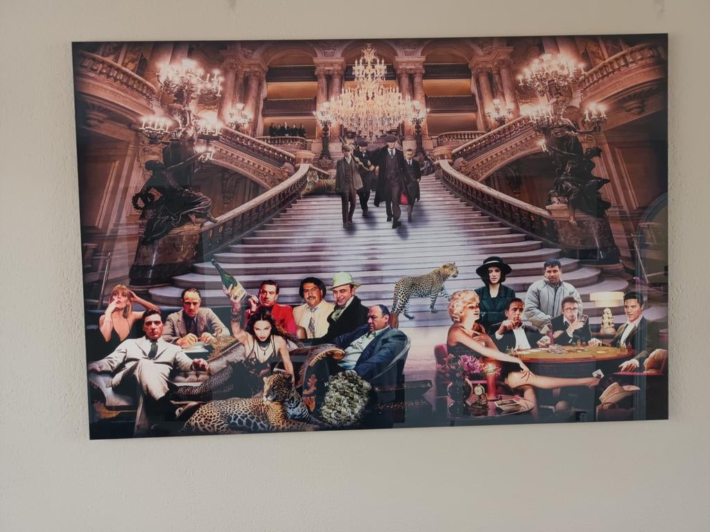 Plexiglas beroemde filmsterren, Antiek en Kunst, Ophalen