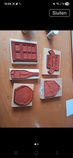 Diverse houten stempels voor hobby en creativiteit, Ophalen of Verzenden