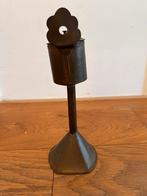 Oude messing snotneus olielamp, Ophalen of Verzenden, Koper