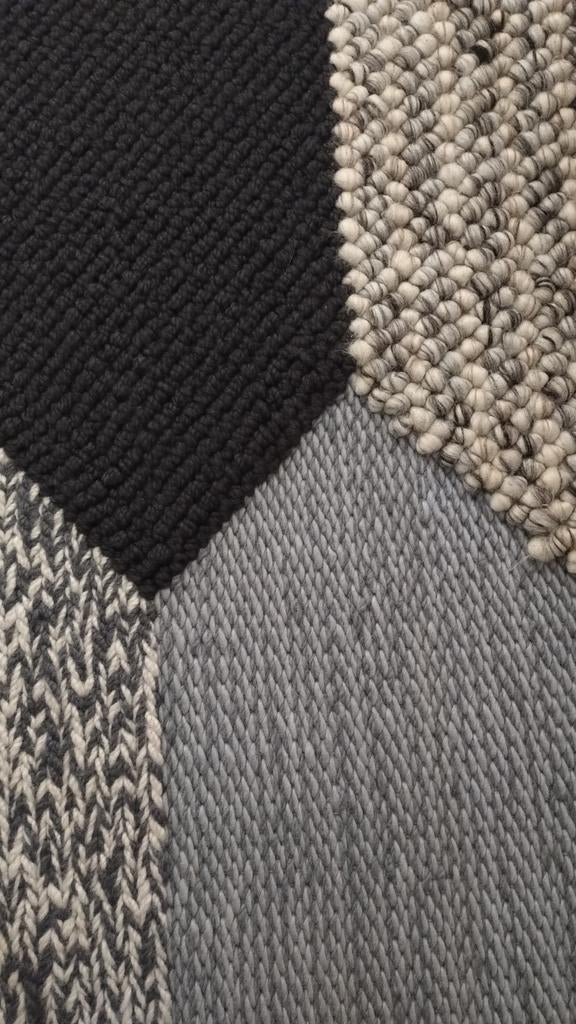 IKEA Kollund vloerkleed, grijs, zwart, beige, Ophalen, Grijs, 150 tot 200 cm, 200 cm of meer