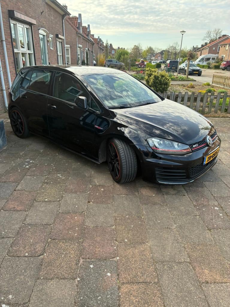 Volkswagen Golf 7 GTI – Stage 2 - 310 PK – DSG – Uniek, Zwart, 4 cilinders, 1984 cc, Zwart