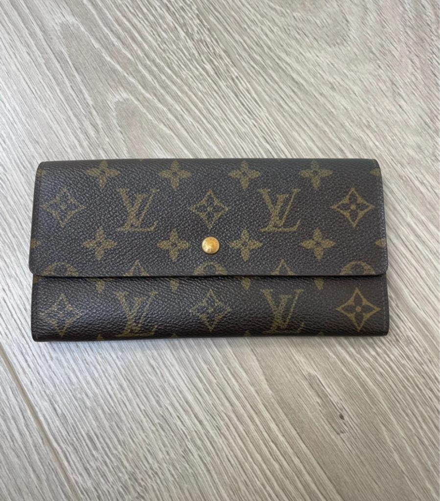 Louis Vuitton Sarah Portemonnee, Overige merken, Bruin, Ophalen of Verzenden, Zo goed als nieuw