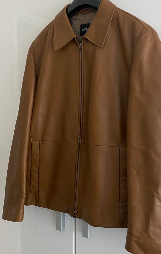 Hugo boss jas, Kleding | Heren, Ophalen of Verzenden, Zo goed als nieuw, Maat 52/54 (L), Bruin