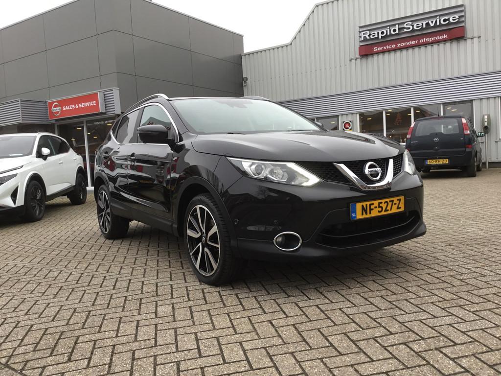 Nissan QASHQAI 1.2DIG-T Tekna+Panodak (bj 2017), Auto's, Nissan, Bedrijf, Te koop, Qashqai, 360° camera, ABS, Achteruitrijcamera