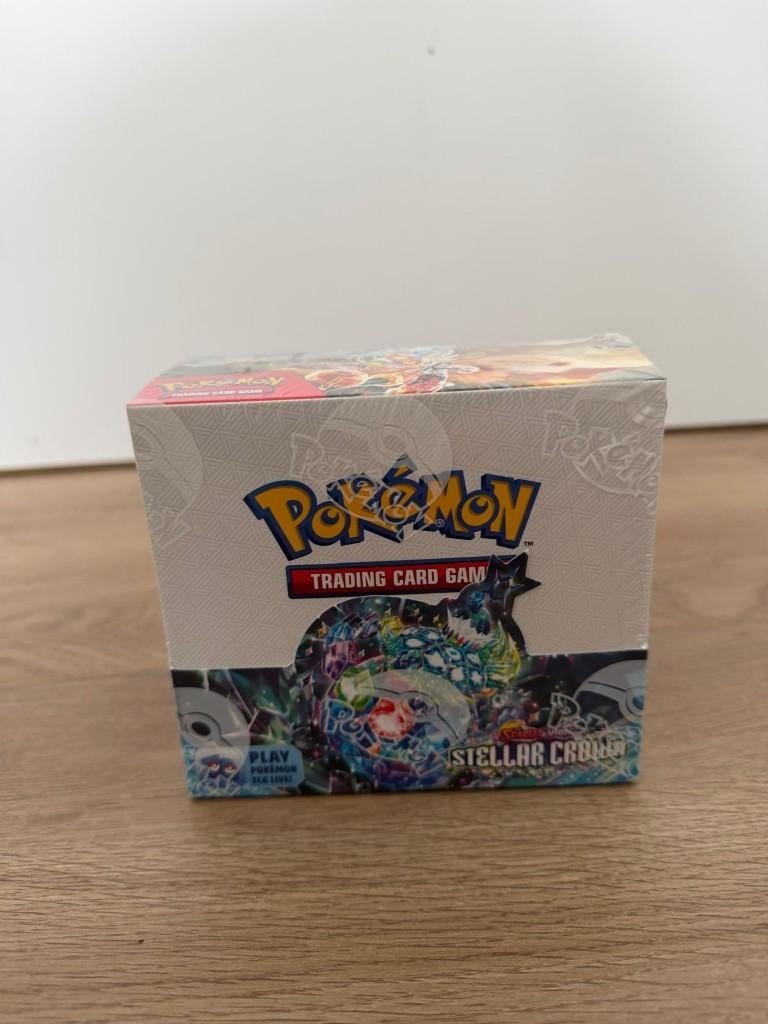 Boosterbox Stellar Crown (Scarlet & Violet) new & sealed!, Ophalen of Verzenden, Nieuw, Boosterbox