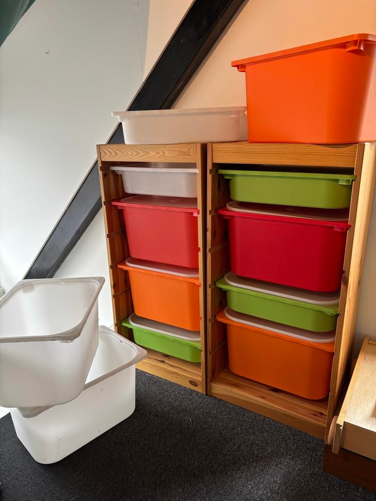 IKEA Trofast kasten met opbergbakken, Huis en Inrichting, Kasten | Overige, Gebruikt, Ophalen