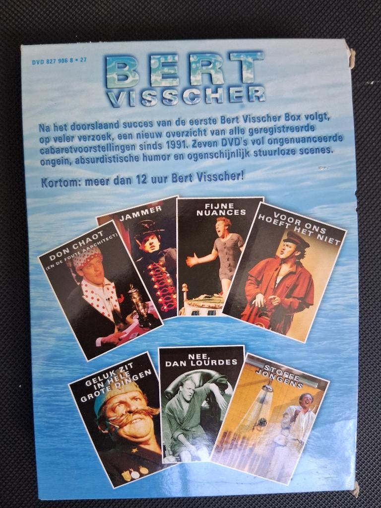 DVD's Bert Visscher 7 voorstellingen-box, Alle leeftijden, Ophalen of Verzenden, Zo goed als nieuw, Stand-up of Theatershow