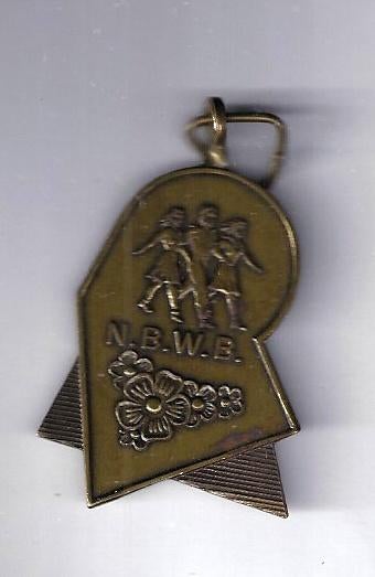 Al 297 medaille n b w b, Ophalen of Verzenden, Overige materialen