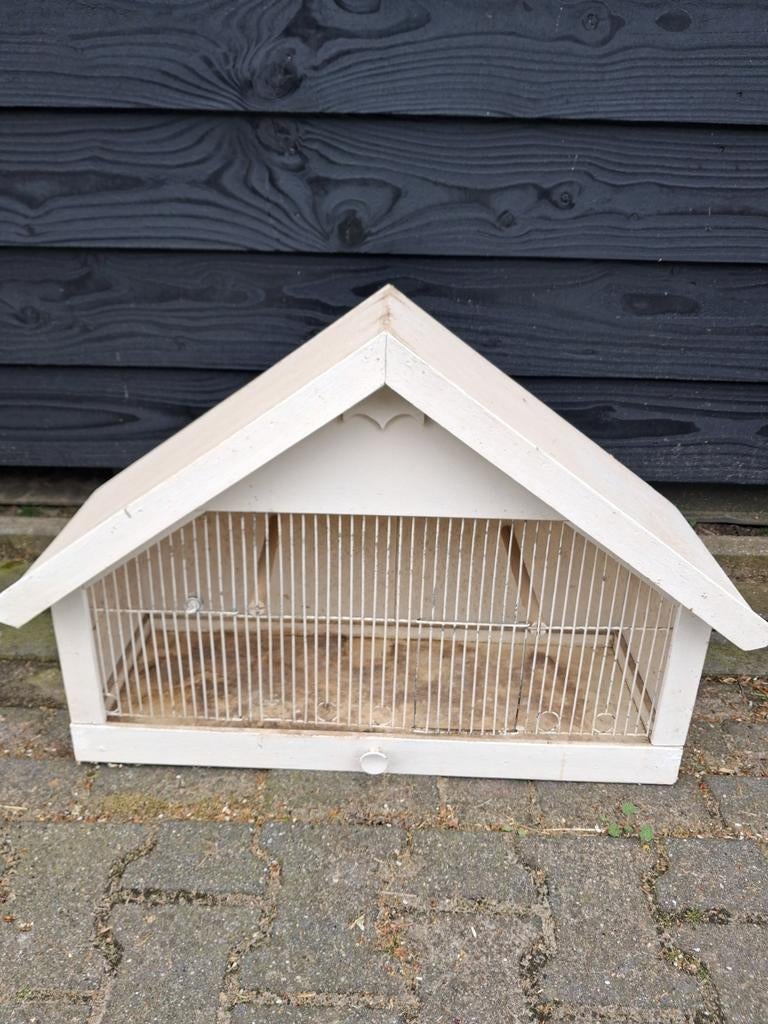 vogel/ duivenkooi, Dieren en Toebehoren, Vogels | Hokken en Kooien, Ophalen of Verzenden, Gebruikt, Hout, Vogelkooi