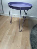 Paars tafeltje, Huis en Inrichting, Tafels | Bijzettafels, Ophalen, Minder dan 45 cm, Minder dan 55 cm, Rond