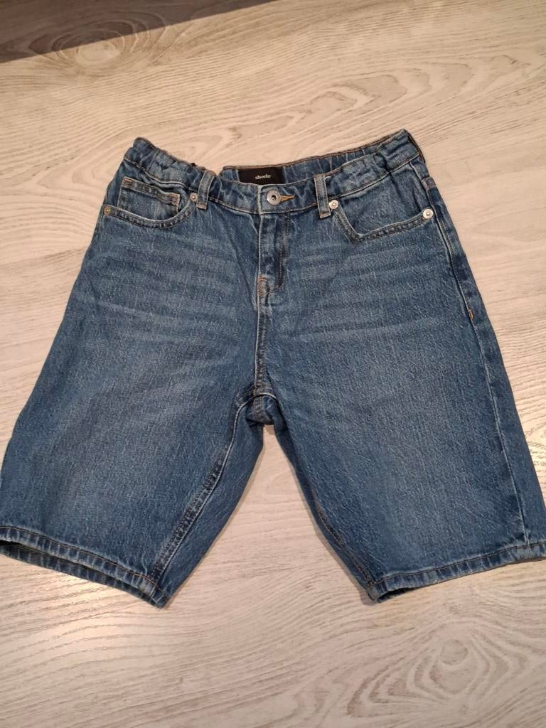 Shoeby korte spijkerbroek jongens blauw., Kinderen en Baby's, Kinderkleding | Maat 170, Broek, Gebruikt, Ophalen of Verzenden