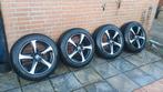 Set 18" lichtmetalen velgen incl continental winterbanden, Auto-onderdelen, Ophalen, 18 inch, Velg(en), Winterbanden