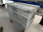Vuilcontainer staal, 40 liter of meer, Ophalen, Metaal, Minder dan 50 cm