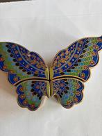 Chinese Cloisonné Vlinderschotel / Doos – Vierdelig, Ophalen of Verzenden