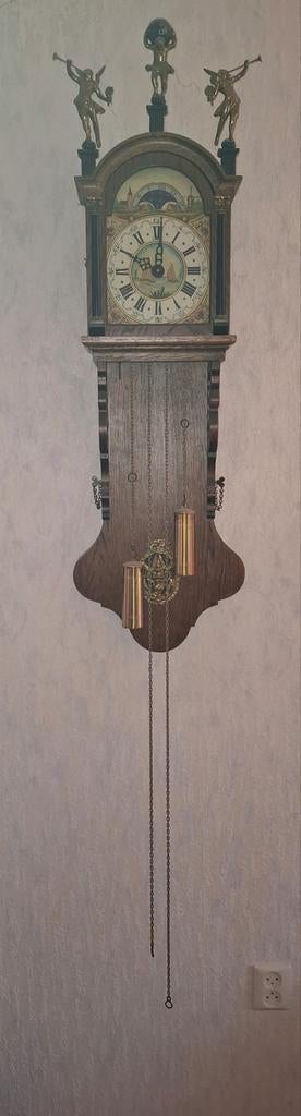 Klassieke Warmink WUBA Zaanse Wandklok - Nu Elck Syn Sin, Ophalen