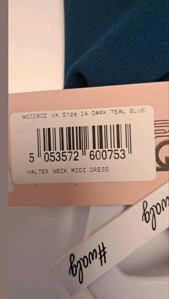 Nieuwe WAL G. zomerjurk maat 42/44 (L) - Donkergroen, WAL G., WAL G., Maat 42/44 (L), Onbekend