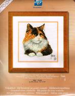 Cado vervaco borduurppakket, driekleurige poes, Ophalen of Verzenden, Nieuw, Handborduren, Borduurpakket