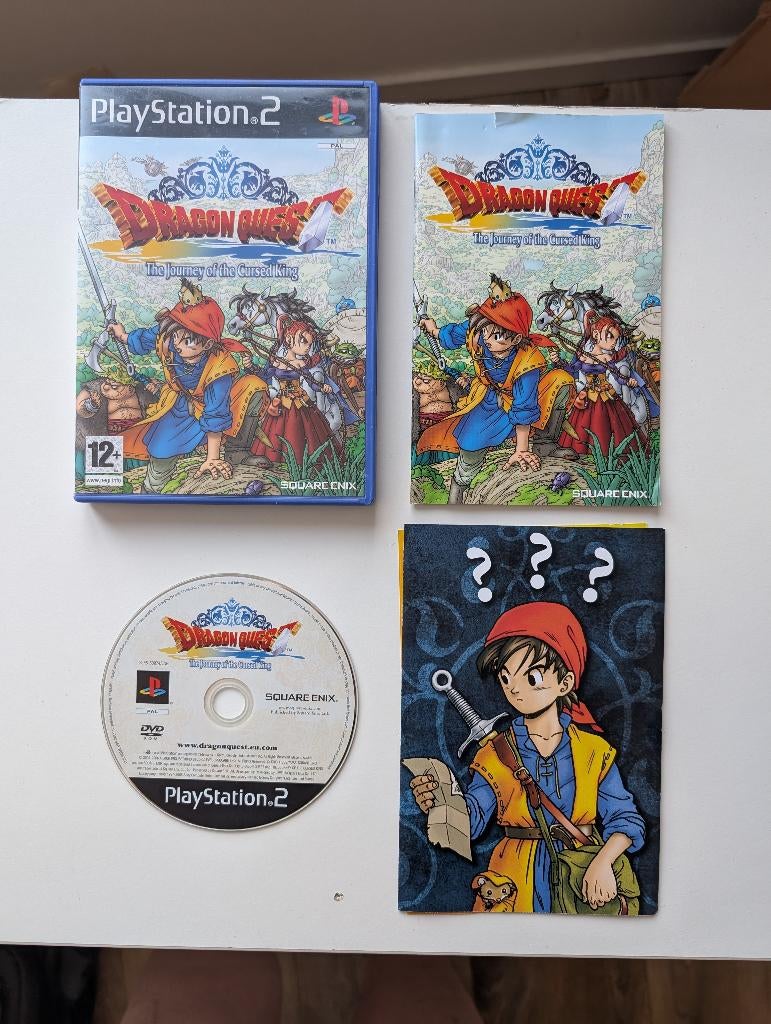 Dragon quest the journey of the cursed king PS2, 1 speler, Ophalen of Verzenden, Zo goed als nieuw, Role Playing Game (Rpg)