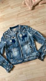 Mooi Vintage spijkerjasje maat M, Ophalen of Verzenden, Zo goed als nieuw, Maat 38/40 (M), Blauw