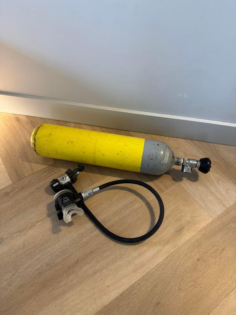 Duikfles 5 liter, Ophalen of Verzenden, Zo goed als nieuw