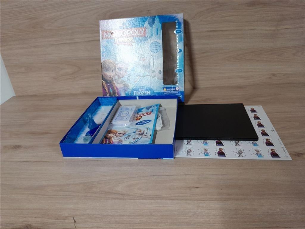 monopoly junior frozen disney editie - s3098, Verzenden, Zo goed als nieuw