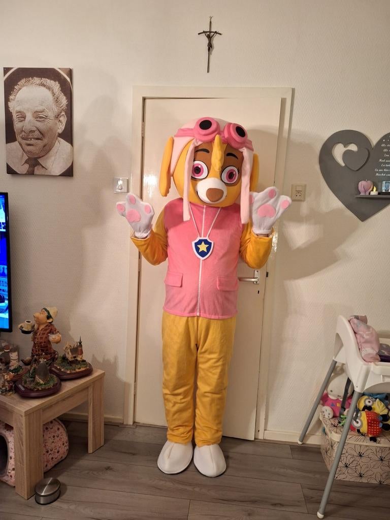 Mascotte pakken Paw Patrol (Skye, Chase, Marshall), Ophalen of Verzenden, Gebruikt, Pak of Jurk