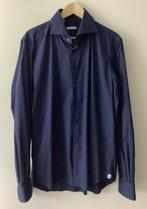 Mooi overhemd emanuelle Maffies, Kleding | Heren, Overhemden, Ophalen of Verzenden, Zo goed als nieuw, Blauw, Halswijdte 43/44 (XL)