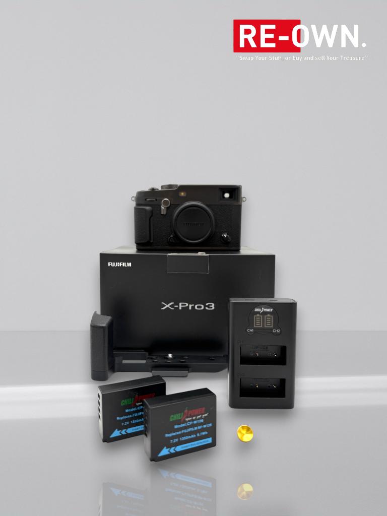 Fujifilm / Fuji X-Pro3 Dura Black( + doos + veel extra's)