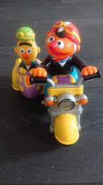 Bert en Ernie Vintage motor met zijspan( licht en geluid), Verzamelen, Ophalen of Verzenden, Overige figuren, Gebruikt, Beeldje of Figuurtje