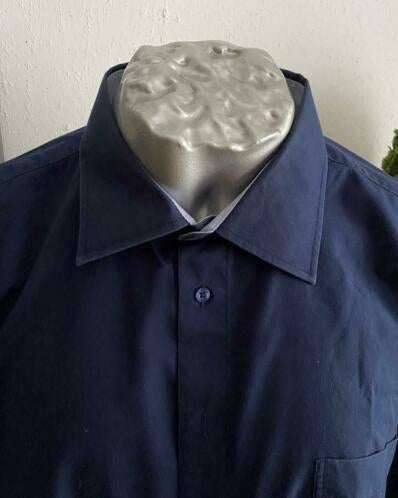 Babista overhemd maat 45/46 NIEUW [vm], Kleding | Heren, Overhemden, Ophalen of Verzenden, Nieuw, Blauw, Overige halswijdtes